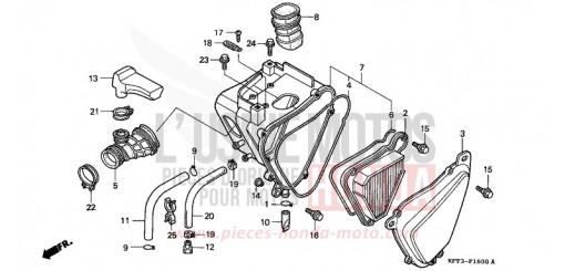 FILTRE A AIR CLR125W de 1998